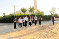  صور: النائبتان عايدة توما وميخال بورين في زيارة تفقدية لاوضاع مدينة الرملة